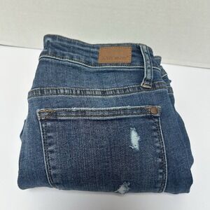 Judy Blue Capril Fit Denim Jeans Distressed Mid-Rise Size 9/29 Style #78100‎